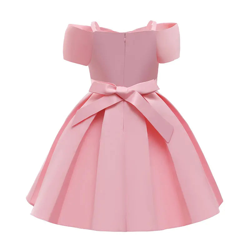 Fashion Solid Kids Dresses - EleganceGeek