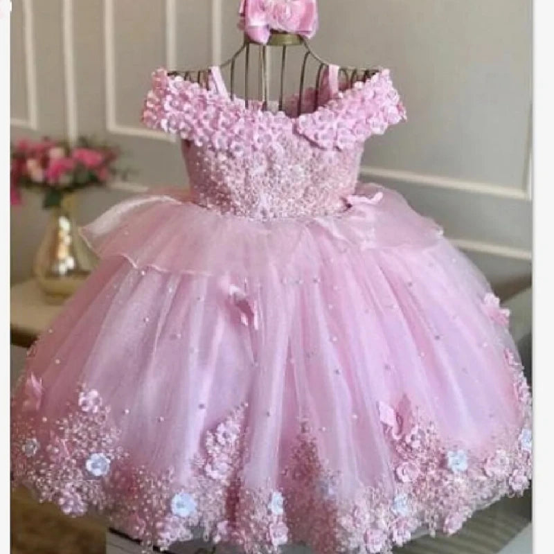 Floral Embellished Wedding dress - EleganceGeek
