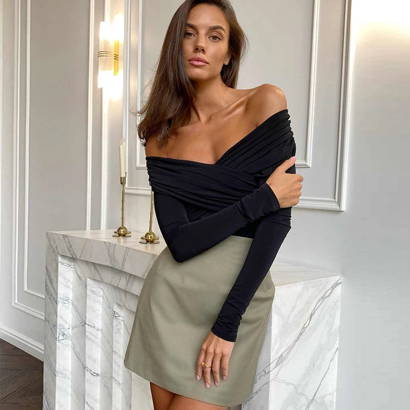 Long Sleeves Casual Women Knitted Rompers - EleganceGeek