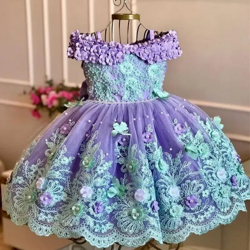 Floral Embellished Wedding dress - EleganceGeek