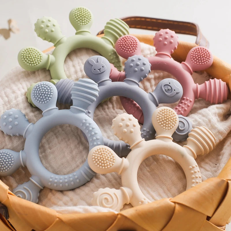 Food Grade Silicone Baby Teether - EleganceGeek