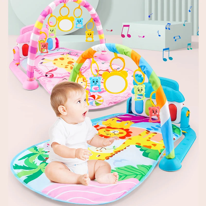 Musical Baby Activity Gym Rack Play Mat - EleganceGeek