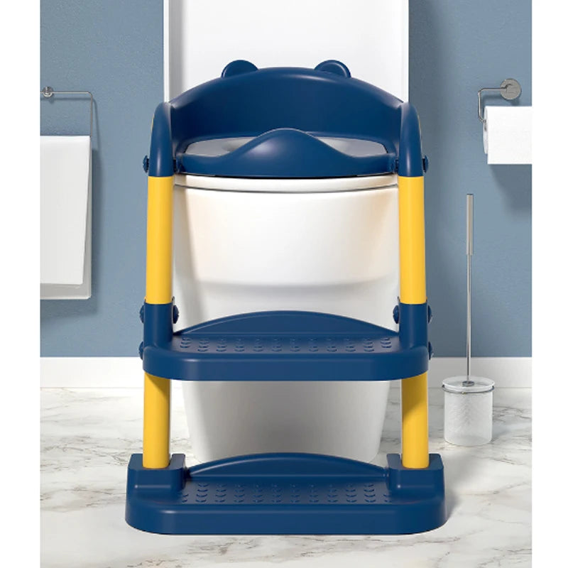Potty Training Folding Seat with Step Stool Ladder - EleganceGeek
