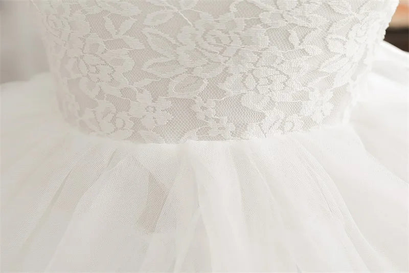 Lace Backless Tulle Princess Dress - EleganceGeek