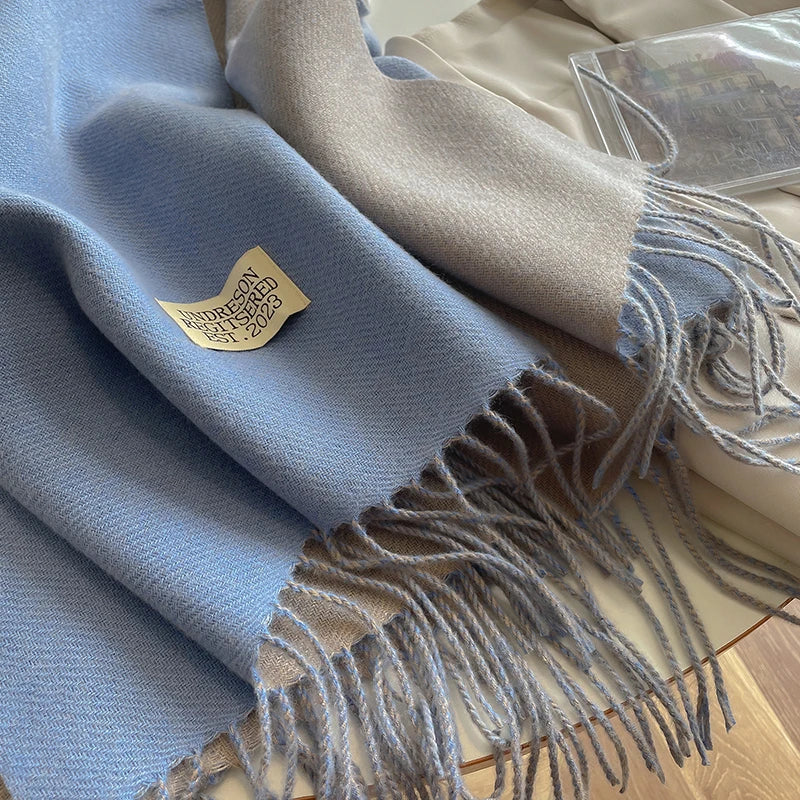 New Fashion Cashmere Scarf Warm Winter for Women - EleganceGeek