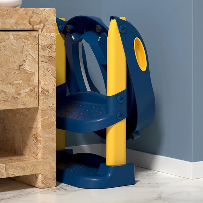 Potty Training Folding Seat with Step Stool Ladder - EleganceGeek