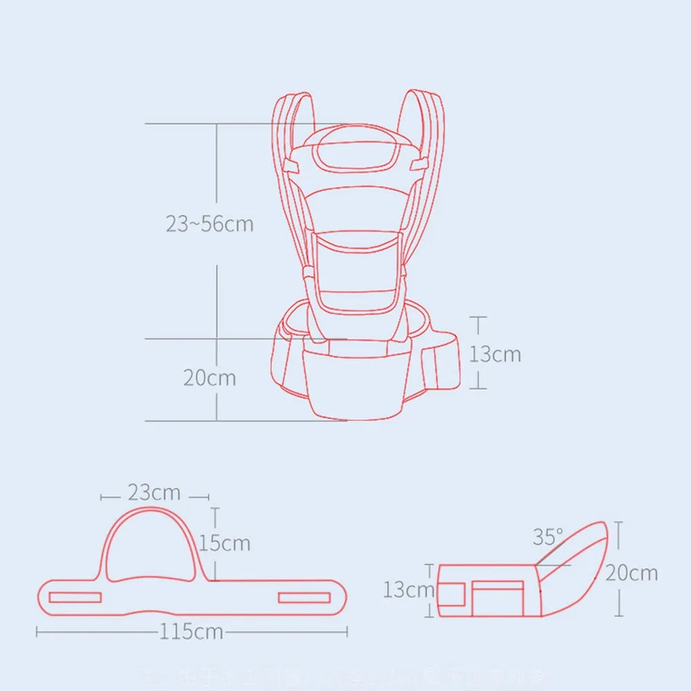 Newborn Ergonomic Baby Carrier Backpack - EleganceGeek