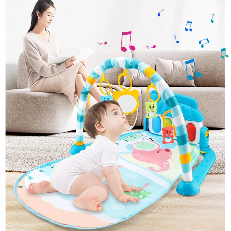 Musical Baby Activity Gym Rack Play Mat - EleganceGeek