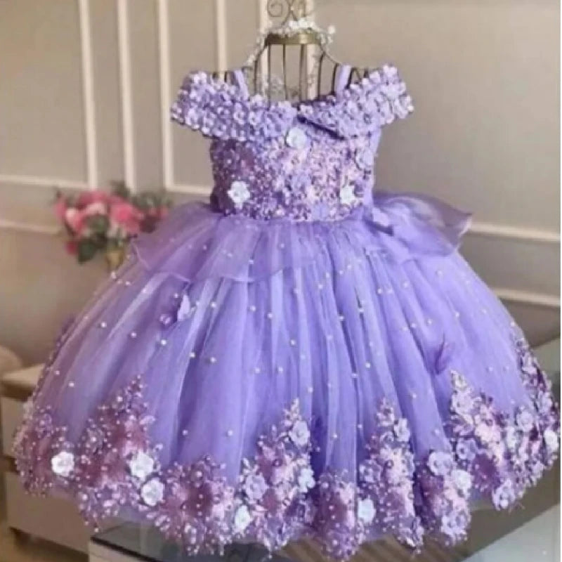 Floral Embellished Wedding dress - EleganceGeek