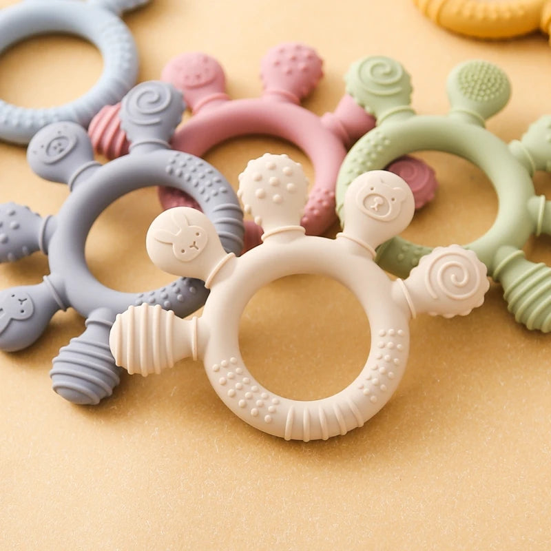 Food Grade Silicone Baby Teether - EleganceGeek