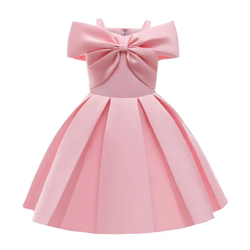 Fashion Solid Kids Dresses - EleganceGeek