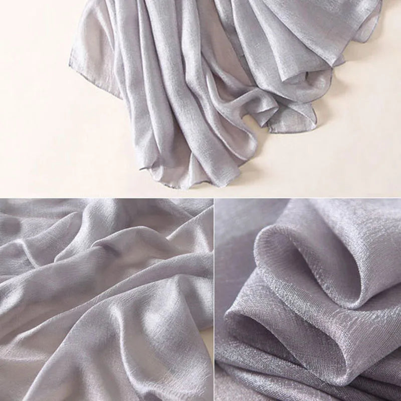 Solid Colors Neckerchief Women scarf - EleganceGeek