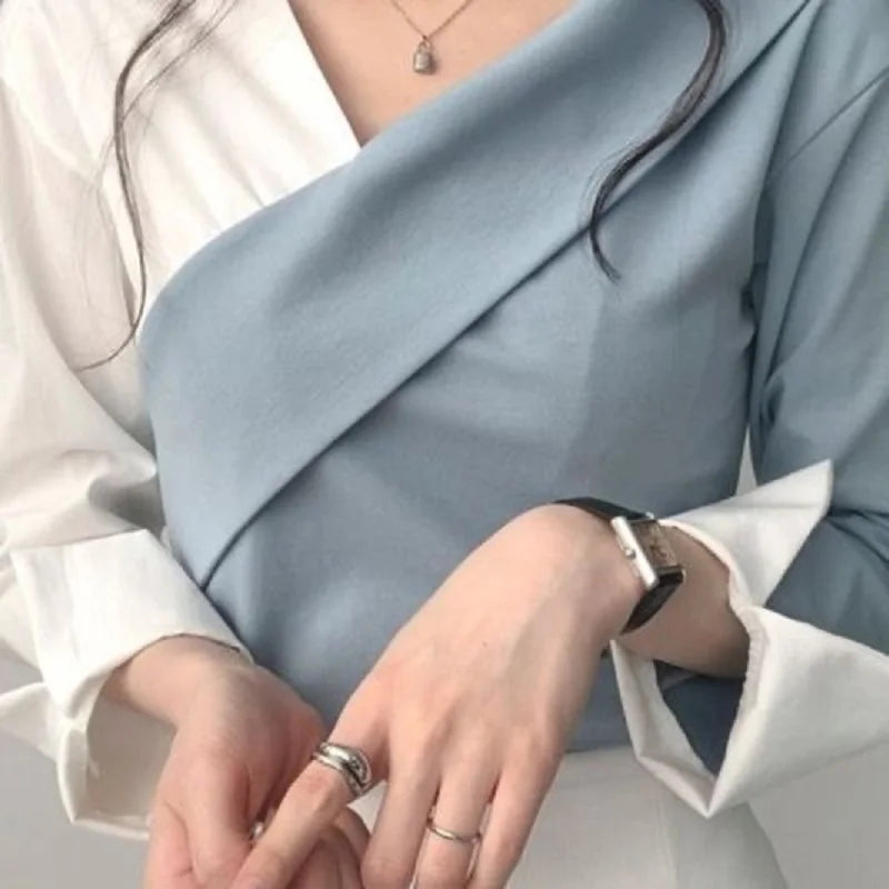 Women Long Sleeve Vintage Shirts - EleganceGeek