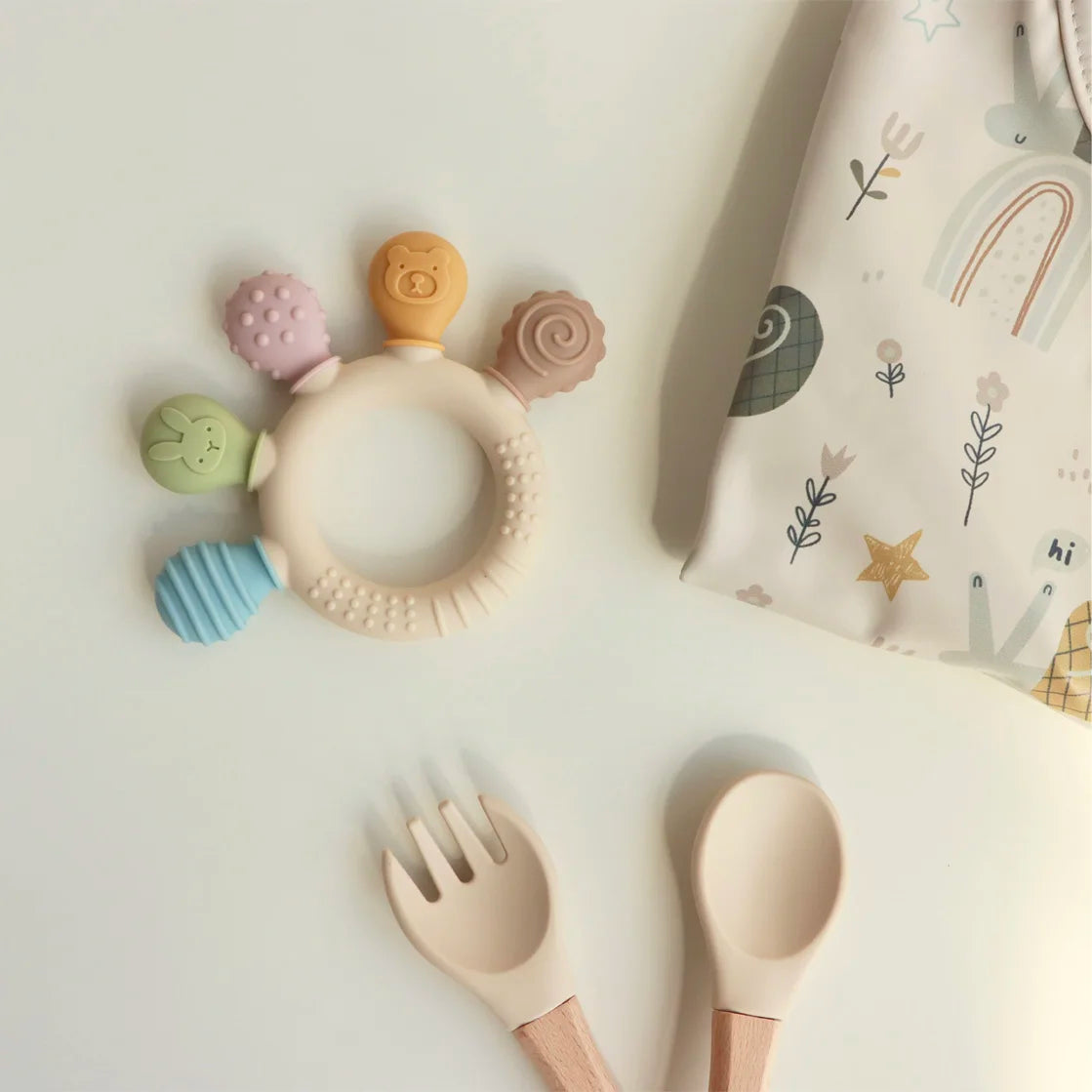 Silicone Baby Teether for Gum Relief - EleganceGeek