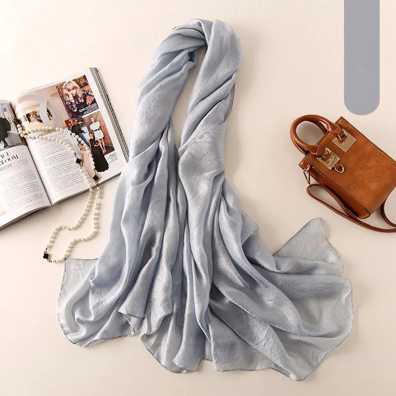 Solid Colors Neckerchief Women scarf - EleganceGeek