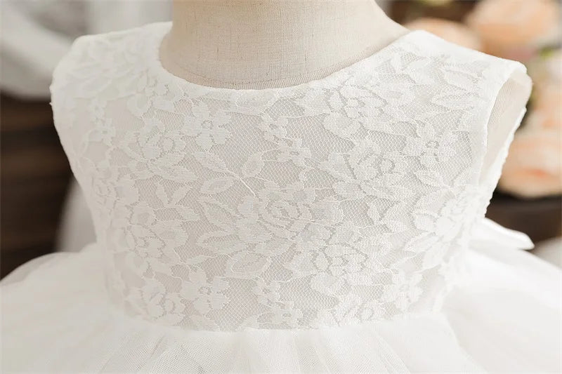 Lace Backless Tulle Princess Dress - EleganceGeek