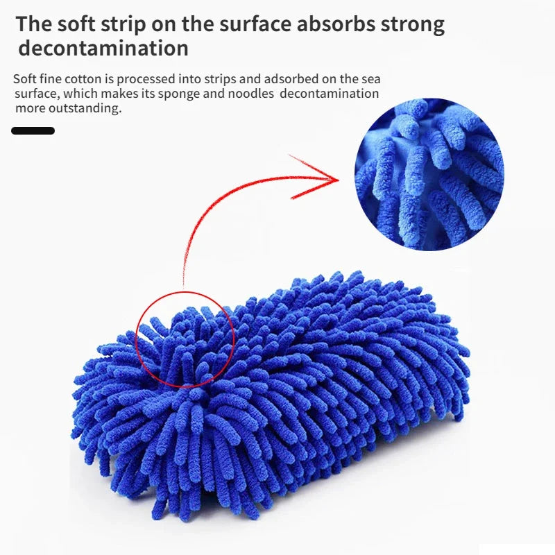 Microfiber Car Wash Sponge - EleganceGeek
