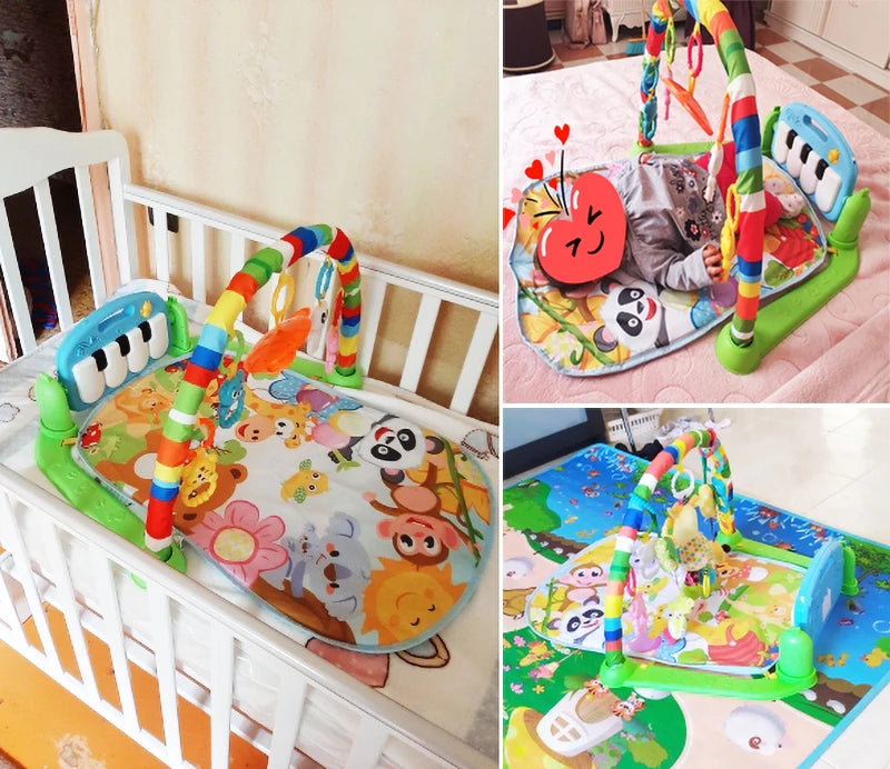 Musical Baby Activity Gym Rack Play Mat - EleganceGeek