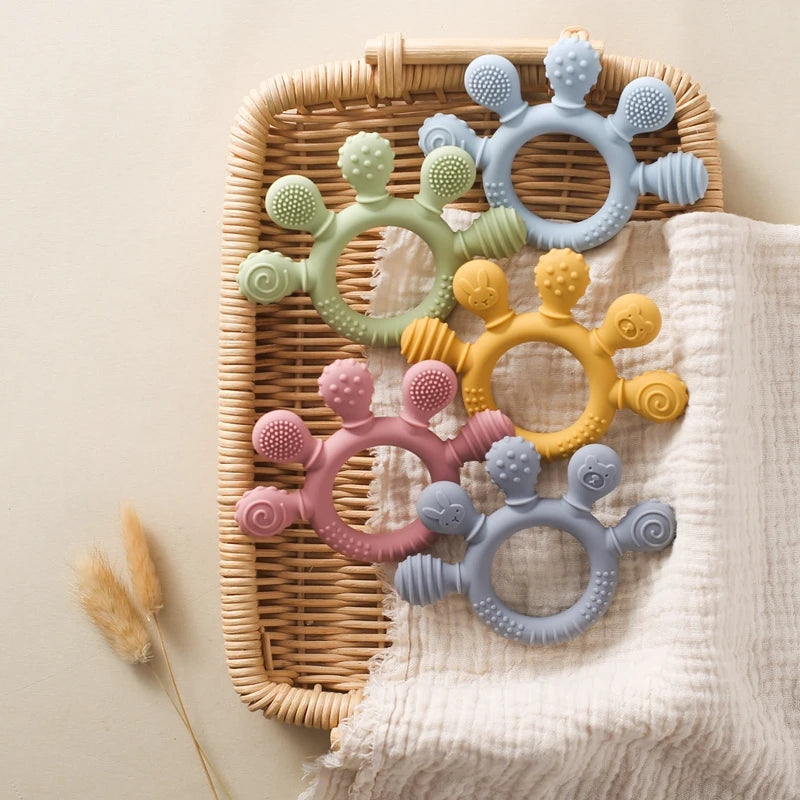 Food Grade Silicone Baby Teether - EleganceGeek
