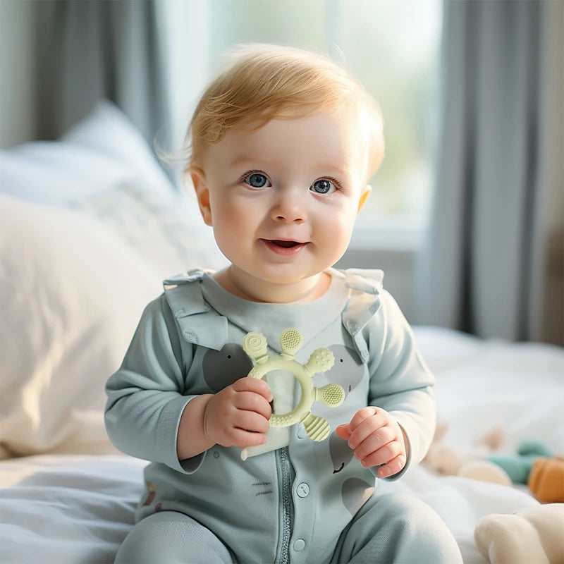 Food Grade Silicone Baby Teether - EleganceGeek