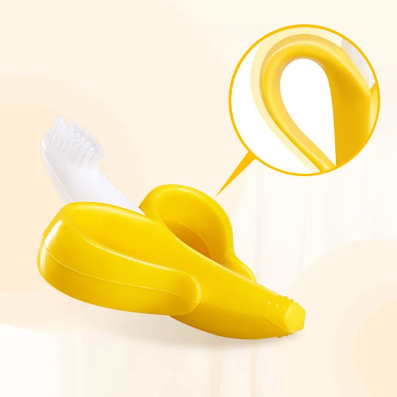 Banana Shape Silicone Baby Teether