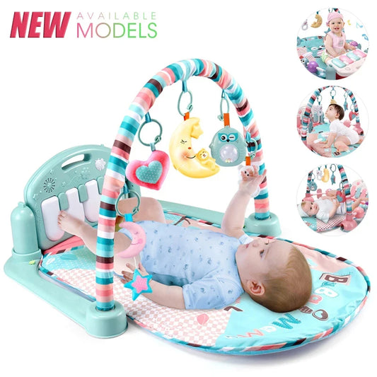 Baby Fitness Stand Music Crawling Blanket