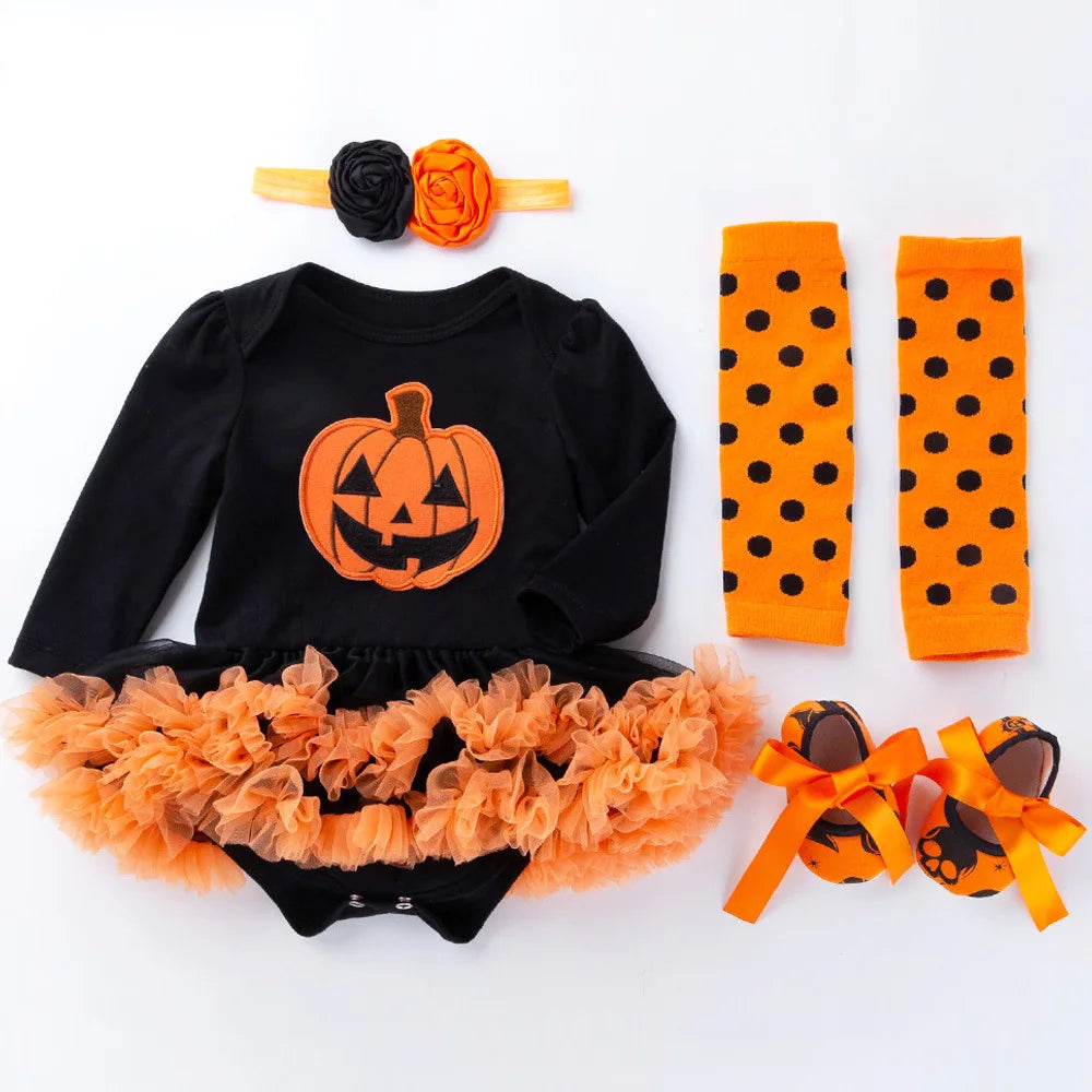 Infant Pumpkin Costume Outfit