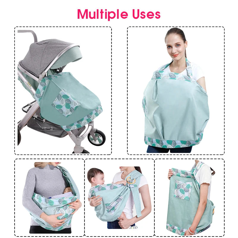 Baby Wrap Sling Dual Use Infant Nursing Cover