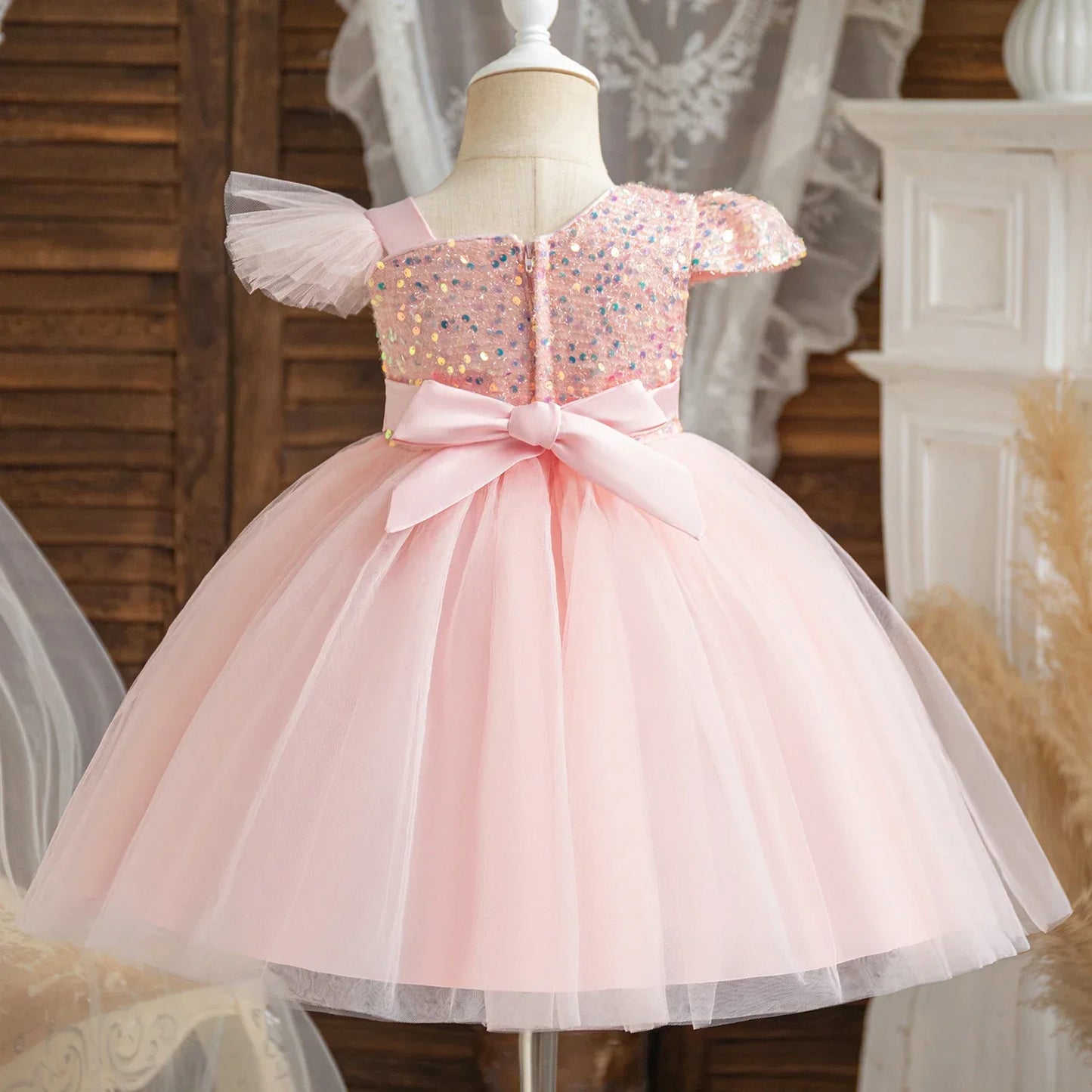 Christmas Sequins New Girls Princess Dresses