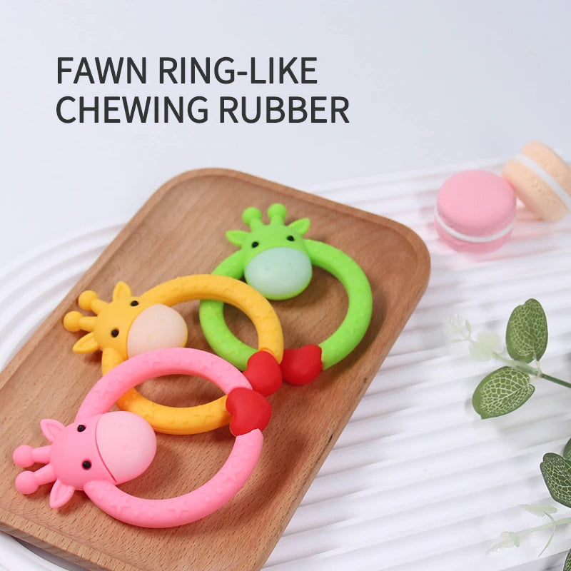 Cute Deer Baby Teether Toy