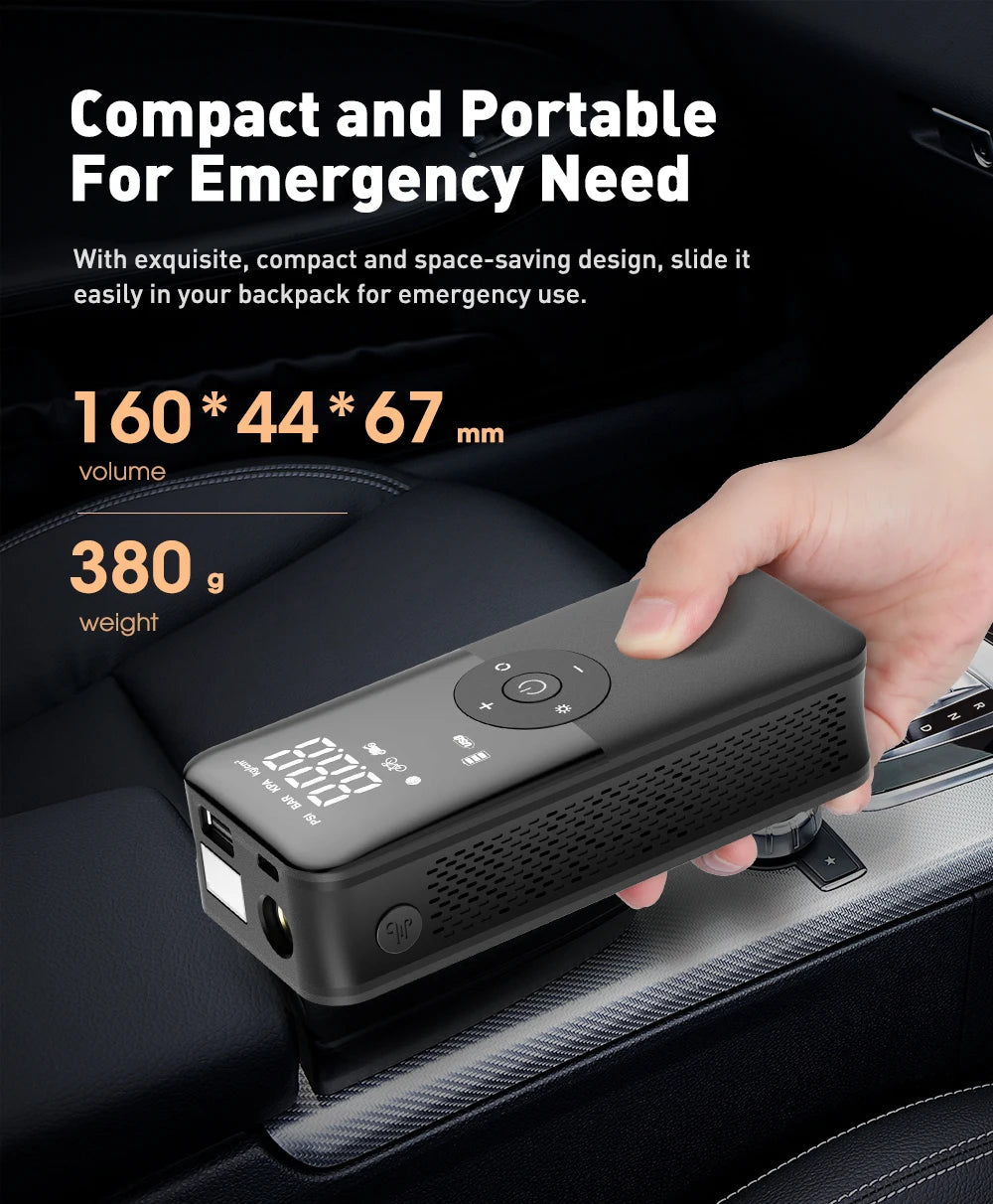 Portable Compressor Digital Cordless Car Tyre Inflator