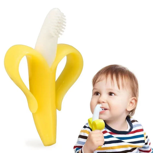 Banana Shape Silicone Baby Teether